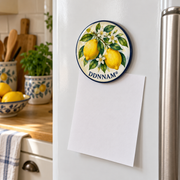 DDNNAM® Lemon Grove refrigerator magnet - Refrigerator lifestyle - product design rendering