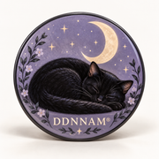 DDNNAM® Moonlit Cat refrigerator magnet - Front hero - product design rendering