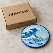 DDNNAM® Ocean Wave refrigerator magnet - Kraft packaging - product design rendering