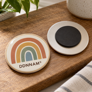 DDNNAM® Rainbow Arch refrigerator magnet - Rear magnetic construction - product design rendering
